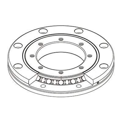CRBH8016AUUT1P5, 双面密封, 轴承图纸