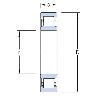 bearing CAD drawings or description of NU2224ECP