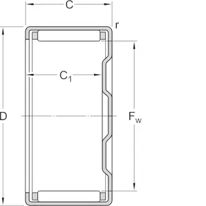 bearing CAD drawings or description of BK 1412