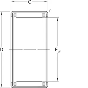 bearing CAD drawings or description of HK 1516.2RS