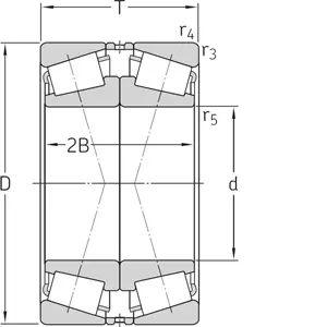 bearing CAD drawings or description of 32972/DF